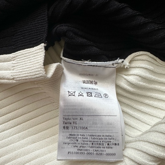 Valentino Ribbed Moon Inlay Sweater - Picture 4 of 5